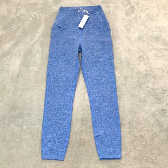 Addison Bay  Ludlow Leggings in Heathered Blue Size Small New - Picture 1 of 9